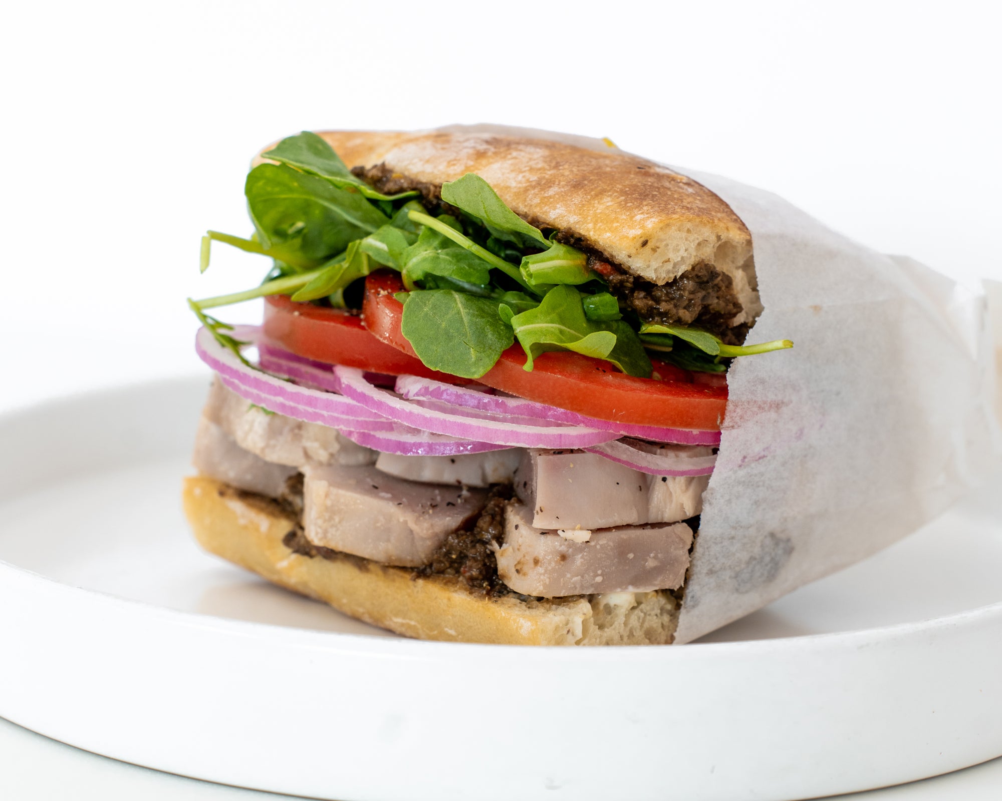 Confit Albacore Tuna Sandwich