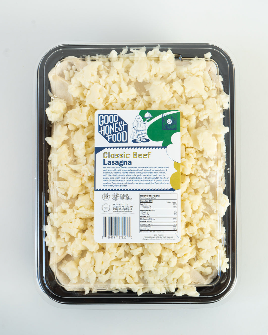 GHF Classic Beef Lasagna (Frozen) 1kg