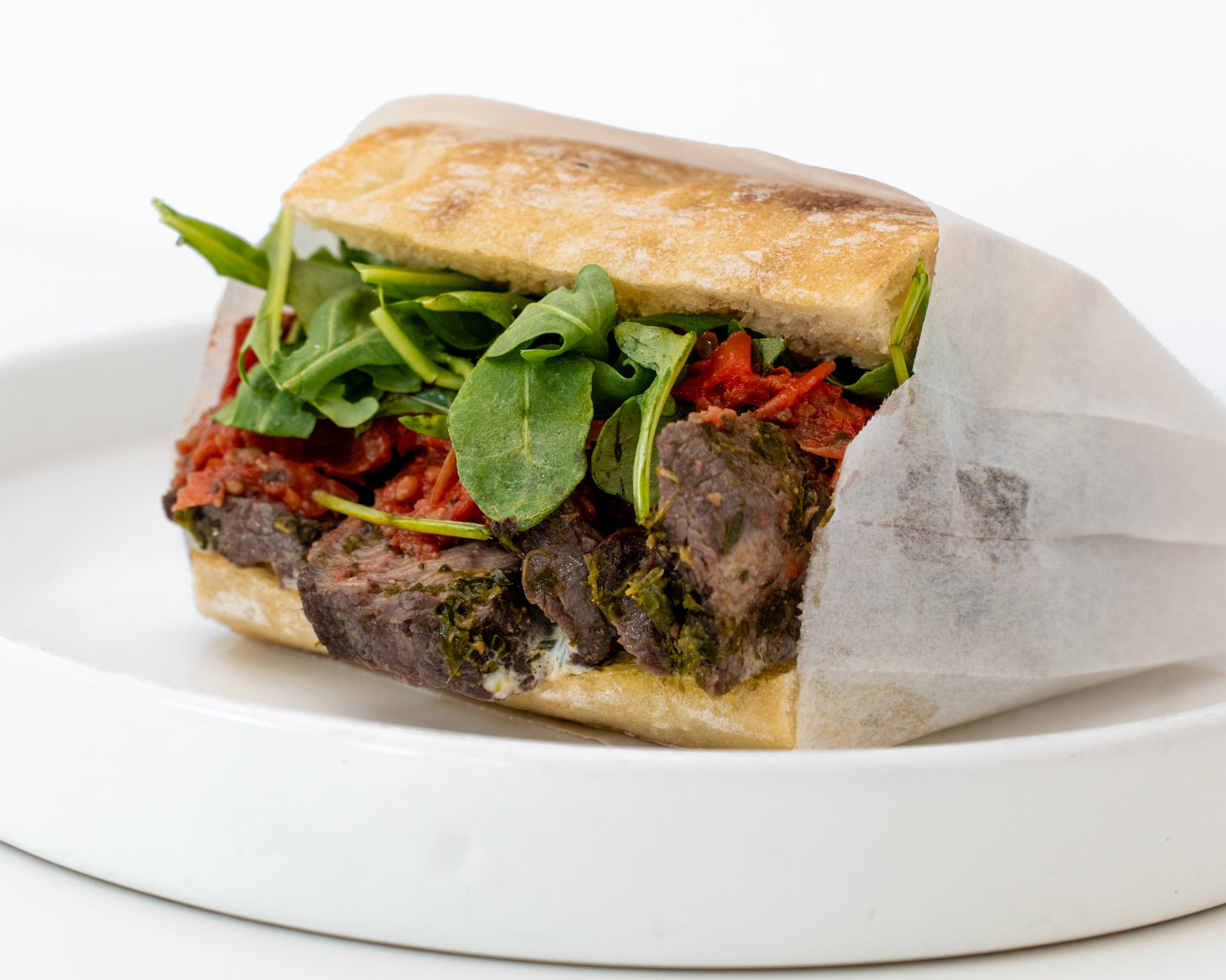 Flat Iron Steak Sandwich