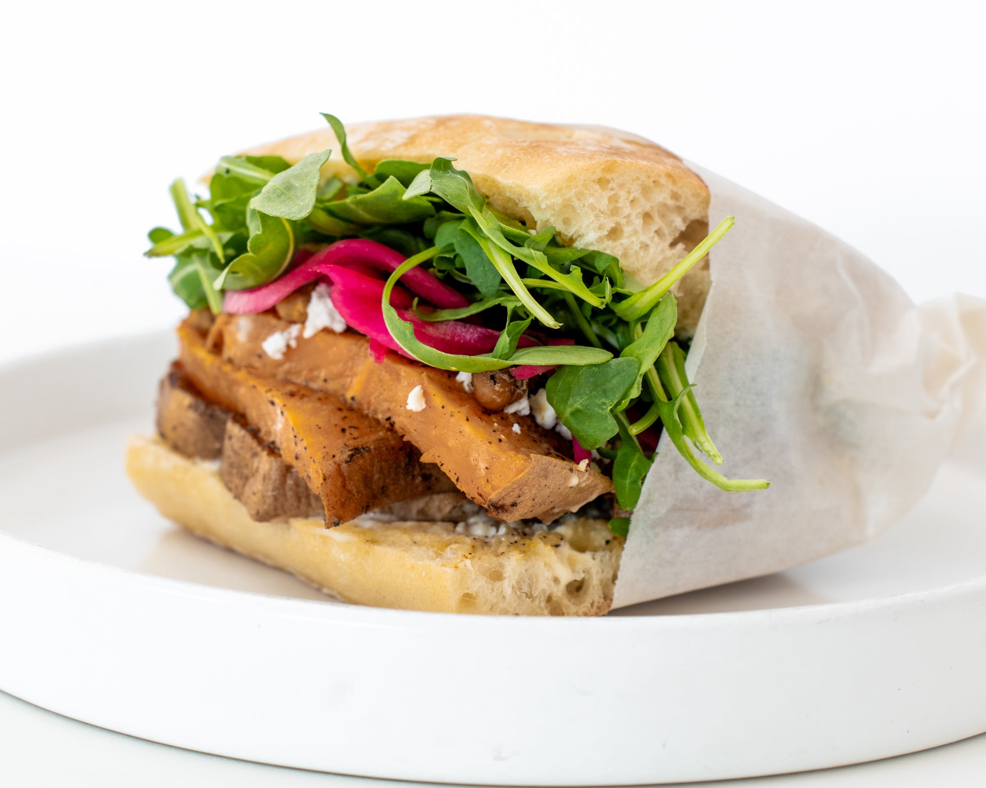 Roasted Yam Sandwich