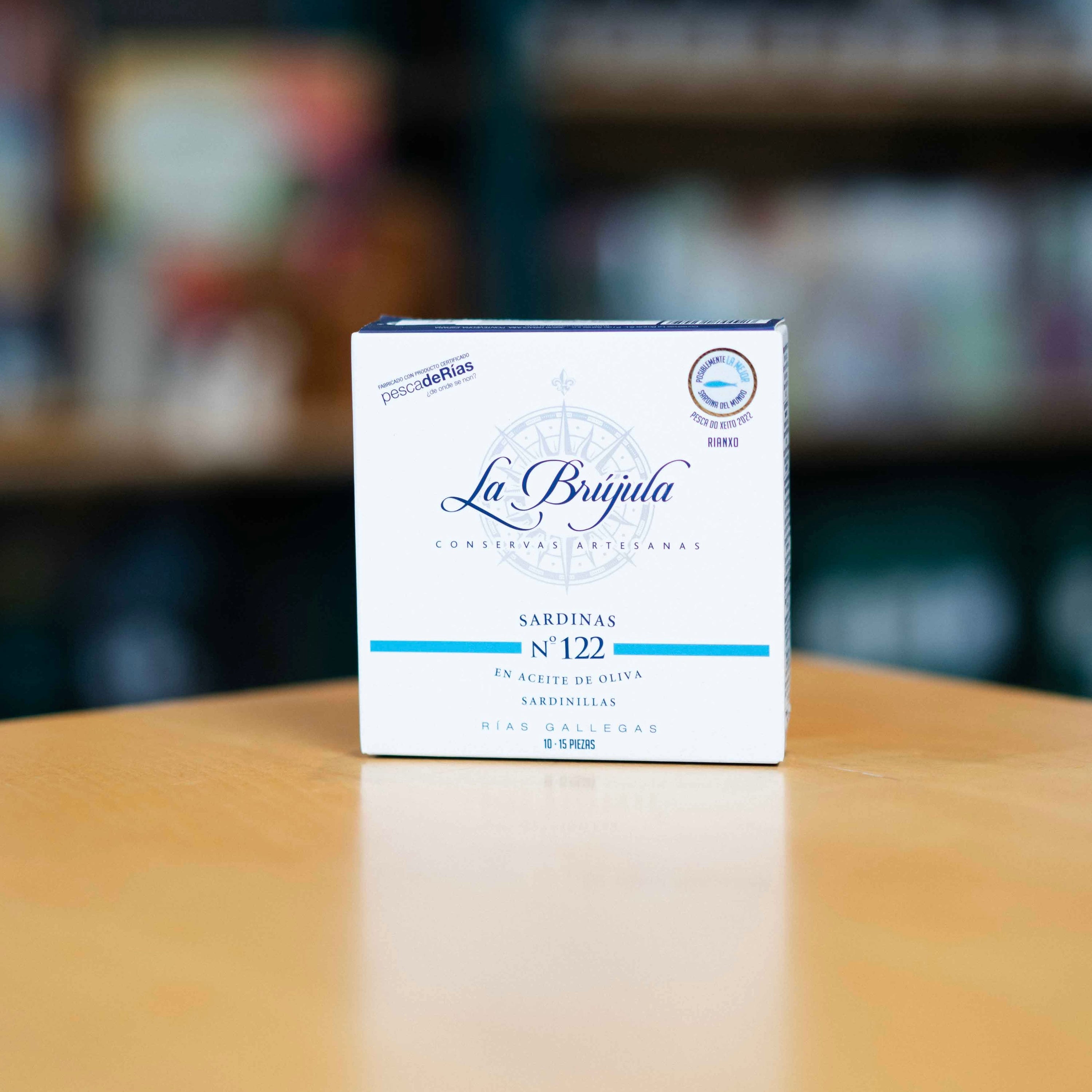 La Brujula Sardinas (N.122) Small Sardines in Olive Oil 130g