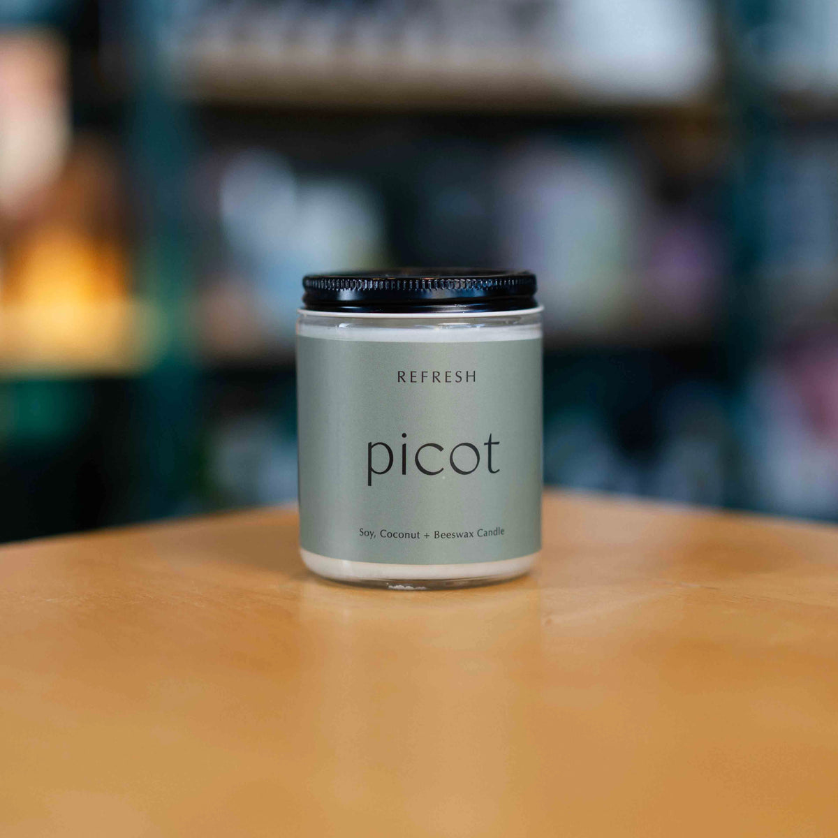 Picot Candle Jar 8oz