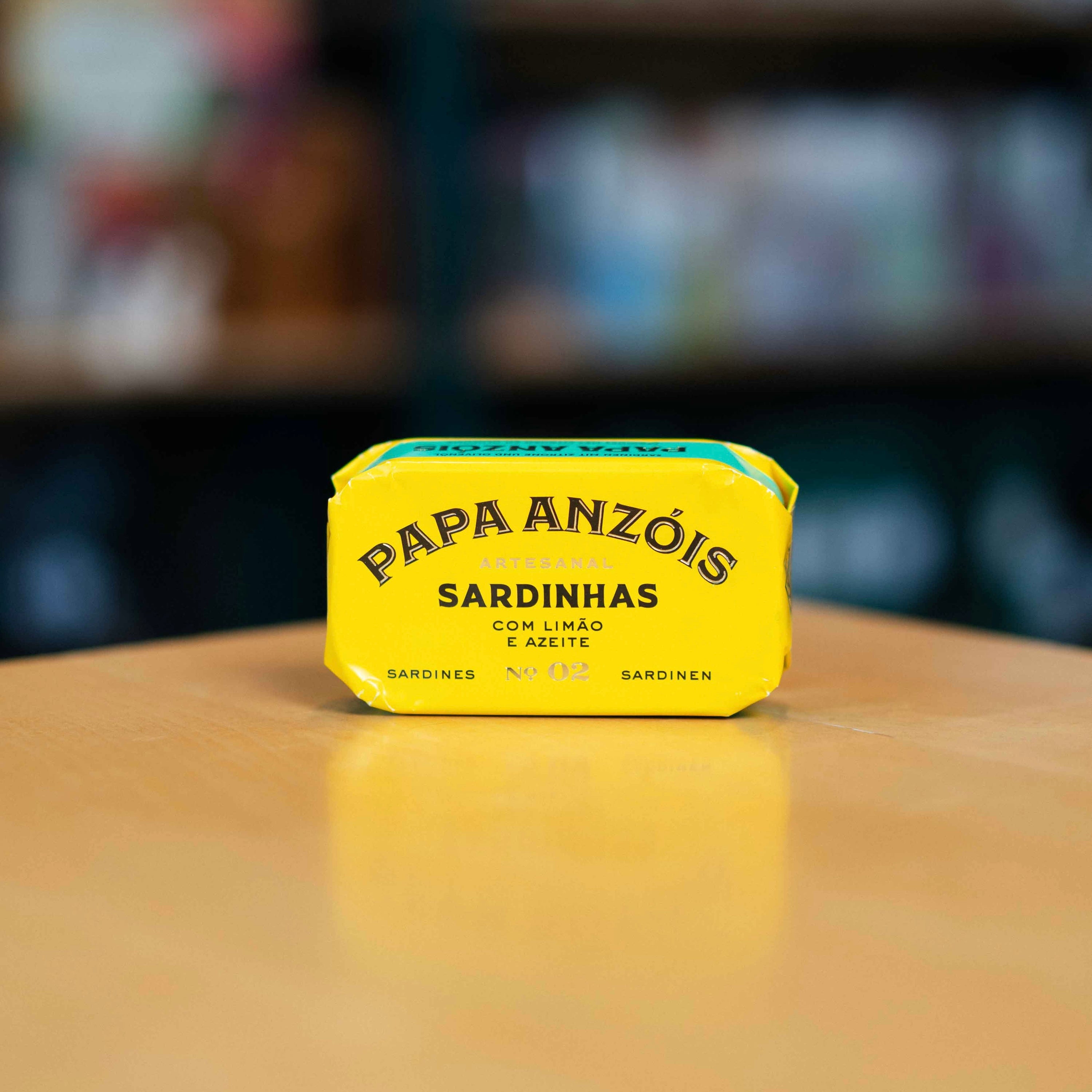 Papa Anzóis No.02 Sardines with Lemon and Olive Oil 120g