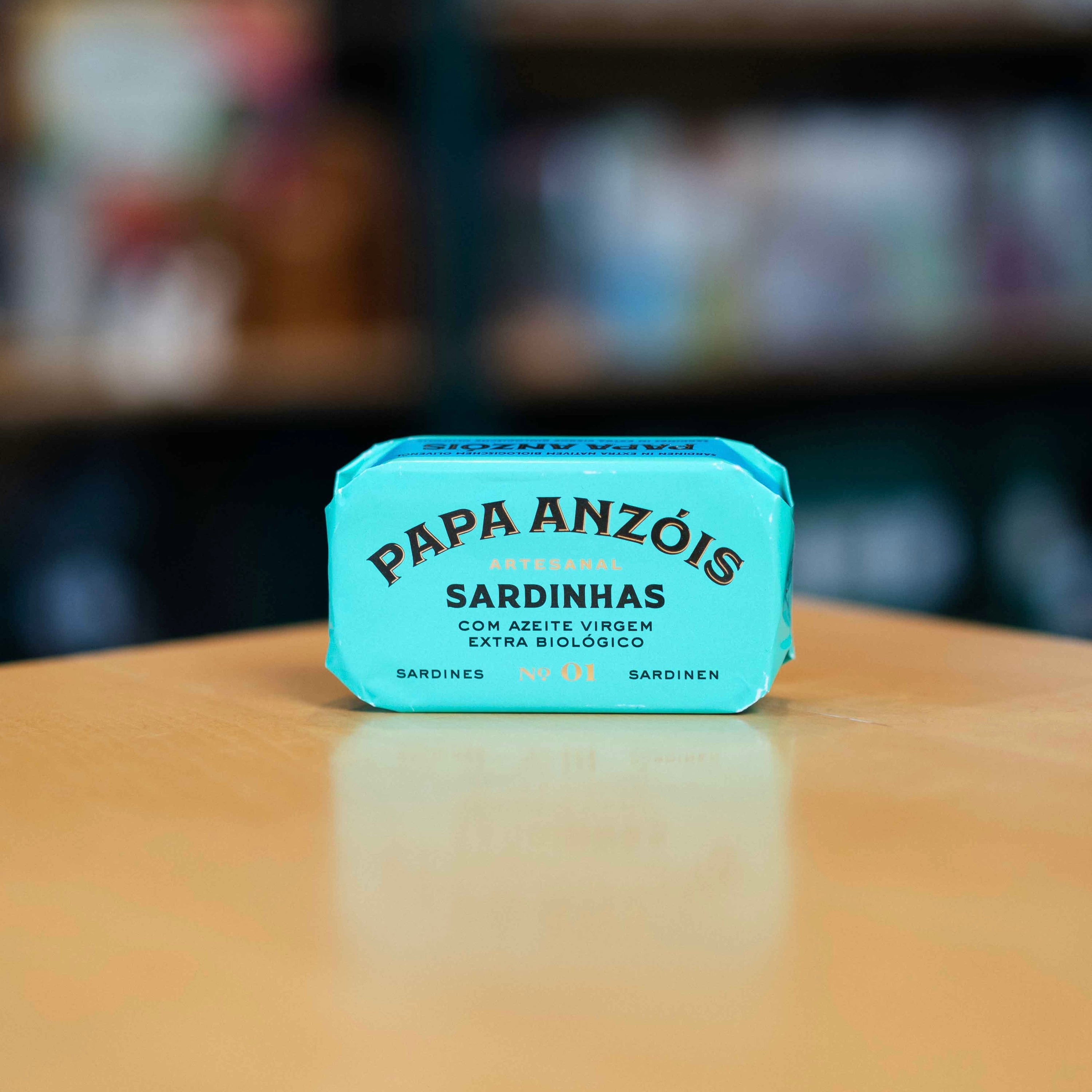 Papa Anzóis No.01 Sardines in Organic Extra Virgin Olive Oil 120g