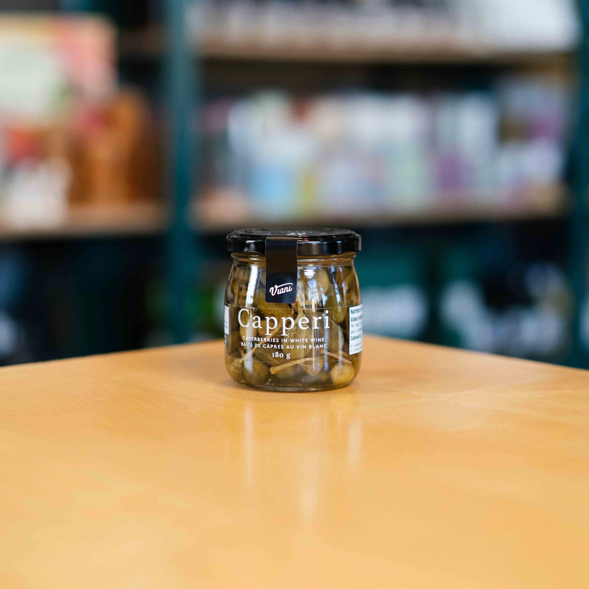 Viani Capperi Caperberries in White Wine 180g