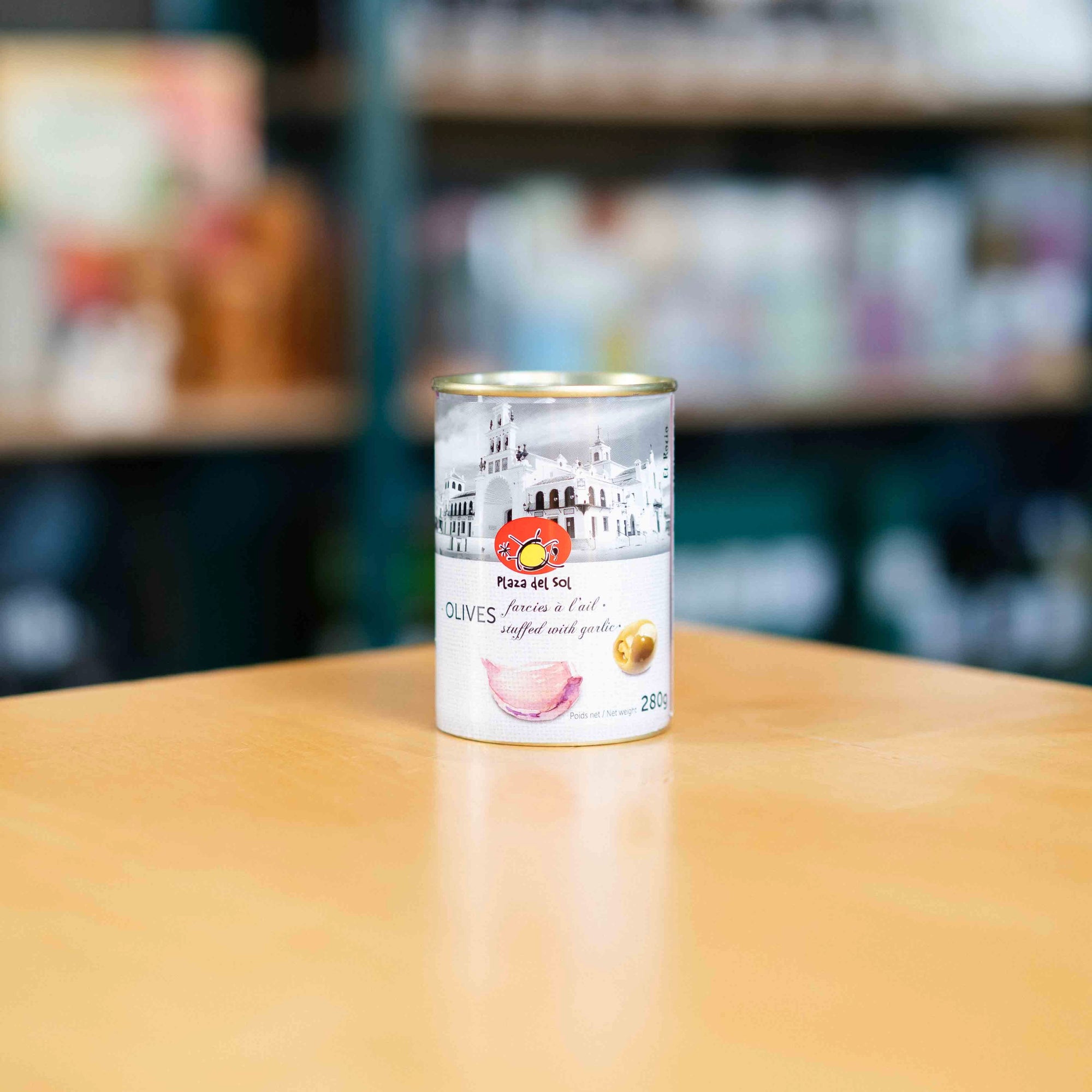 Plaza del Sol Garlic Stuffed Olives 280g